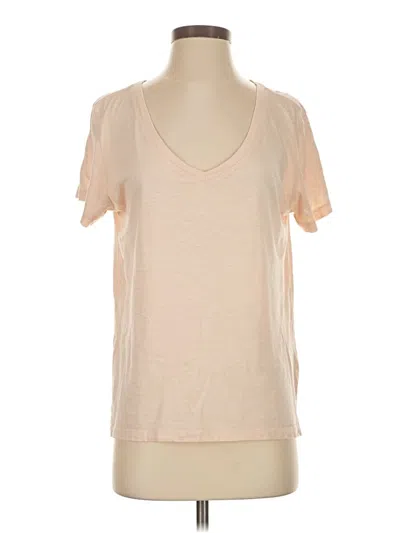 Pre-owned Marine Layer Short Sleeve T-shirt In Brown