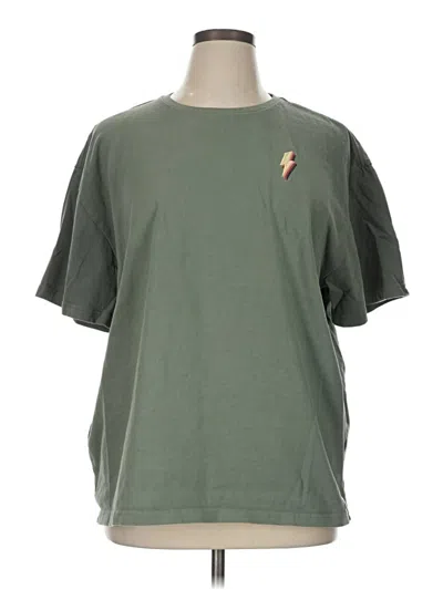 Pre-owned Marine Layer Short Sleeve T-shirt In Green