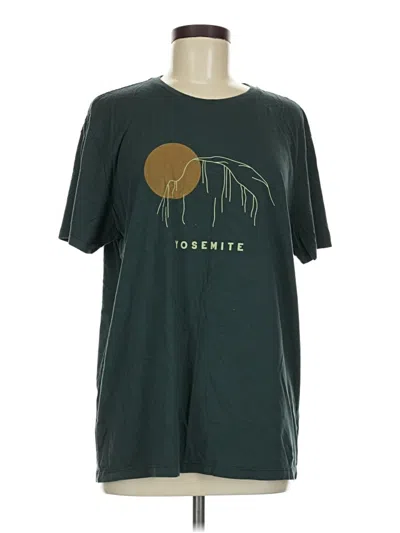 Pre-owned Marine Layer Short Sleeve T-shirt In Green