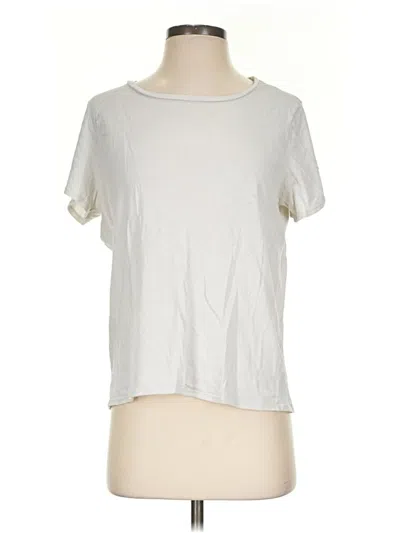 Pre-owned Marine Layer Short Sleeve T-shirt In Ivory