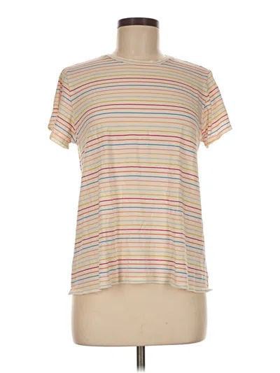 Pre-owned Marine Layer Short Sleeve T-shirt In Ivory