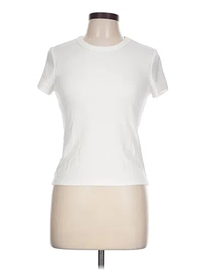 Pre-owned Marine Layer Short Sleeve T-shirt In Ivory