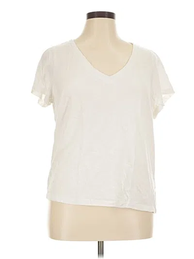 Pre-owned Marine Layer Short Sleeve T-shirt In Ivory