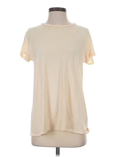 Pre-owned Marine Layer Short Sleeve T-shirt In Ivory