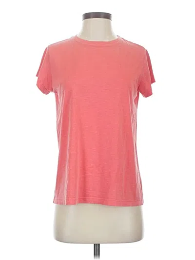 Pre-owned Marine Layer Short Sleeve T-shirt In Pink