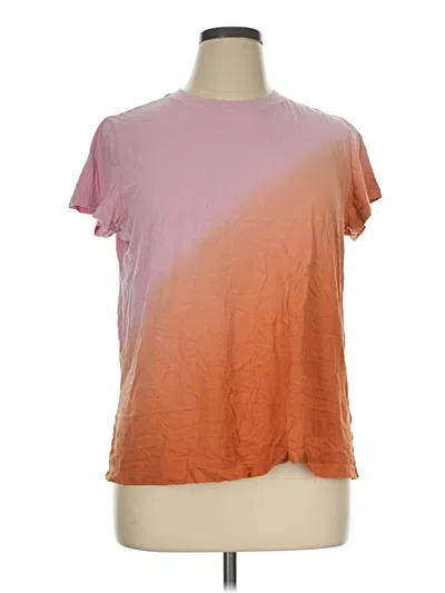 Pre-owned Marine Layer Short Sleeve T-shirt In Pink