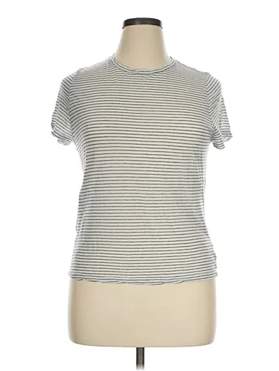 Pre-owned Marine Layer Short Sleeve T-shirt In Silver