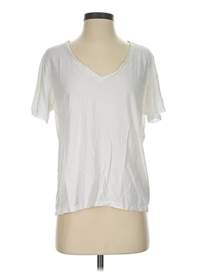 Pre-owned Marine Layer Short Sleeve T-shirt In Silver
