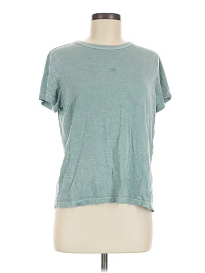 Pre-owned Marine Layer Short Sleeve T-shirt In Teal