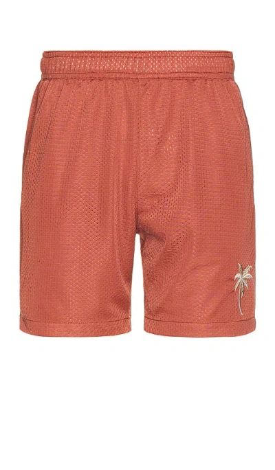Marine Layer Side Stripe Mesh Short In Baked Clay