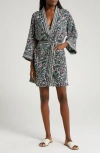 MARINE LAYER SIENNE FLORAL PRINT COVER-UP WRAP