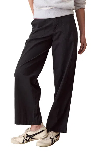 Marine Layer Sierra Utility Pants In Washed Black