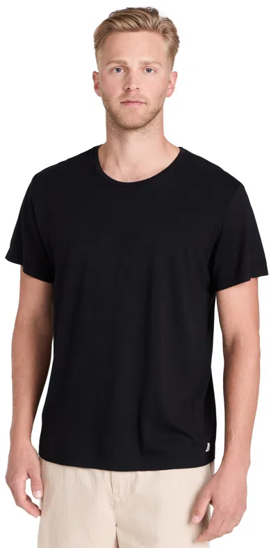 Marine Layer Signature Crew Tee Black