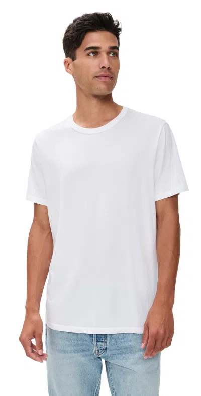 Marine Layer Signature Crew Tee Pure White