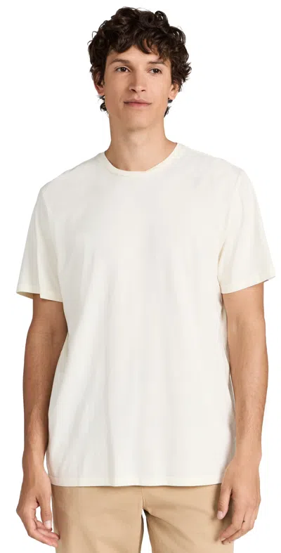 MARINE LAYER SIGNATURE CREW TEE WHITE