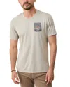 Marine Layer Signature Crewneck Graphic Tee In Neutral