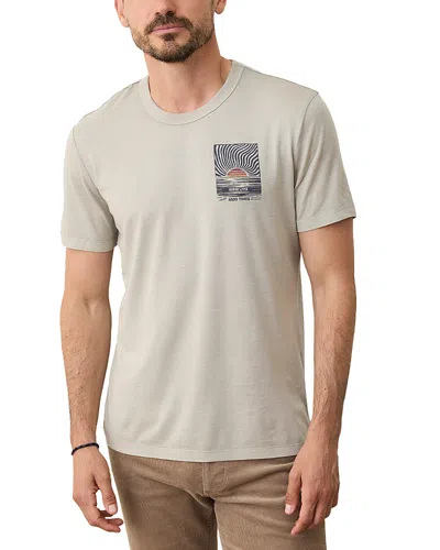 Marine Layer Signature Crewneck Graphic Tee In Neutral