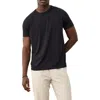 Marine Layer Signature Crewneck T-shirt In Black