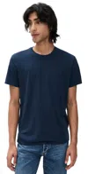 Marine Layer Signature Crewneck Tee True Navy In True Navy