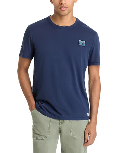 Marine Layer Signature Graphic Tee In Mood Indigo