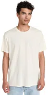 Marine Layer Signature Sea Change Crew Tee Antique White In Antique White
