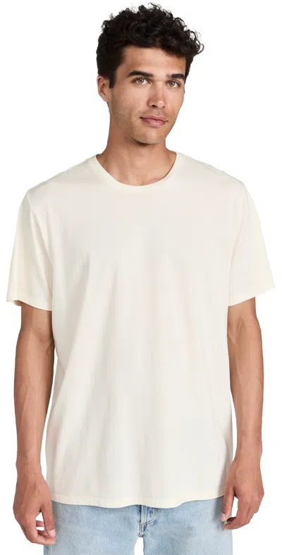 Marine Layer Signature Sea Change Crew Tee Antique White