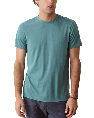 Marine Layer Signature Sea Change Crew Tee In Blue