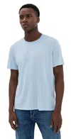 Marine Layer Signature Sea Change Crew Tee Soft Chambray In Soft Chambray