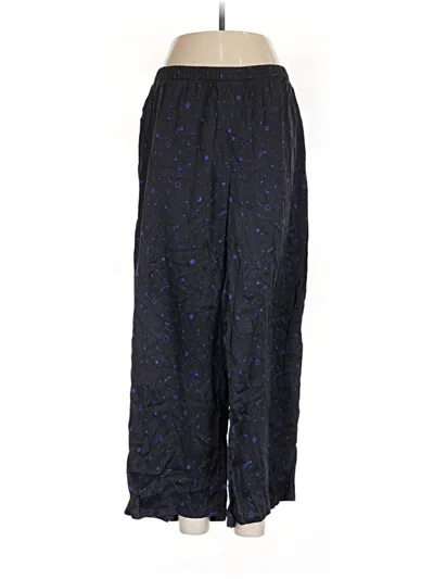 Pre-owned Marine Layer Silk Pants In Blue