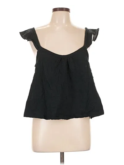 Pre-owned Marine Layer Sleeveless Blouse In Black