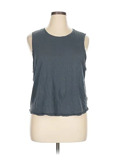 Pre-owned Marine Layer Sleeveless T-shirt In Gray