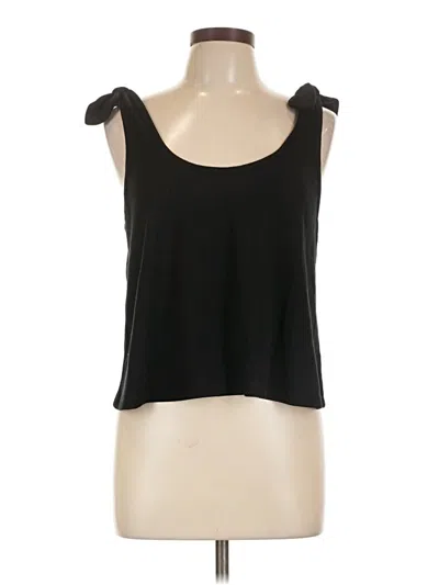 Pre-owned Marine Layer Sleeveless Top Black Strapless Neckline Tops