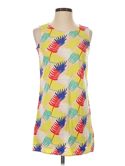 Pre-owned Marine Layer Sleeveless Top Yellow Halter Neckline Tops