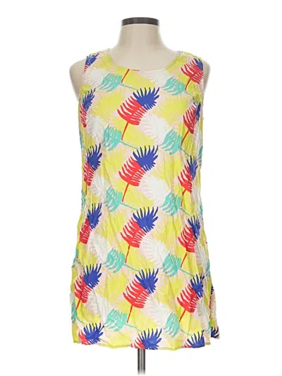 Pre-owned Marine Layer Sleeveless Top Yellow Scoop Neck Tops