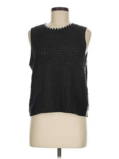 Pre-owned Marine Layer Sleeveless T-shirt In Black