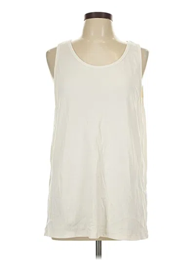 Pre-owned Marine Layer Sleeveless T-shirt In Ivory