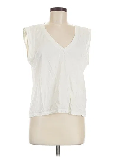 Pre-owned Marine Layer Sleeveless T-shirt In Ivory