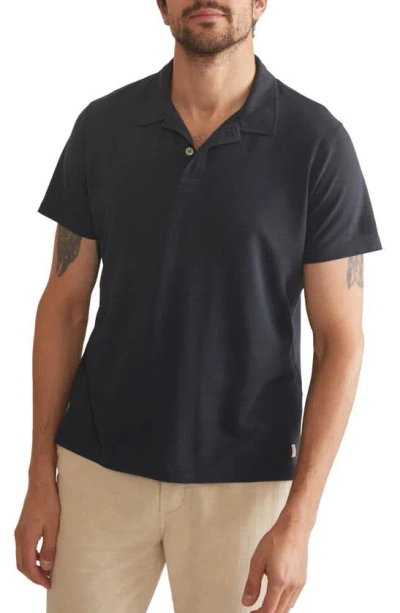 Marine Layer Sport Air Performance Polo In Sky Captain