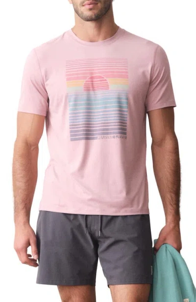 Marine Layer Sport Graphic T-shirt In Pink