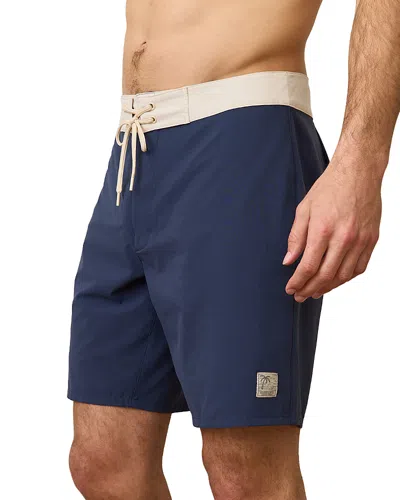 Marine Layer Stretch 8 Board Shorts In Navy Sunset