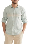 MARINE LAYER STRIPE BUTTON-UP SHIRT