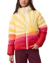 Marine Layer Sunbeam Puffer Jacket In Multi