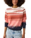 Marine Layer Sunset Icon Cotton Sweater In Multi