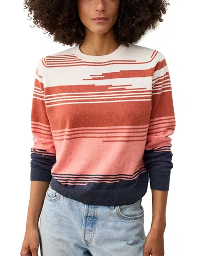 Marine Layer Sunset Icon Cotton Sweater In Multi