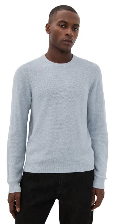 Marine Layer Sweater Tee Misty Heather In Blue