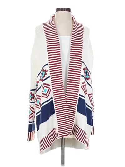 Pre-owned Marine Layer Sweater Vest In White