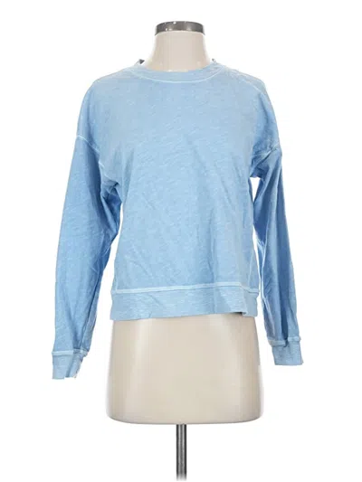 Pre-owned Marine Layer Sweatshirt In Blue
