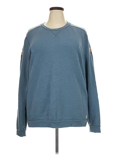 Pre-owned Marine Layer Sweatshirt In Blue