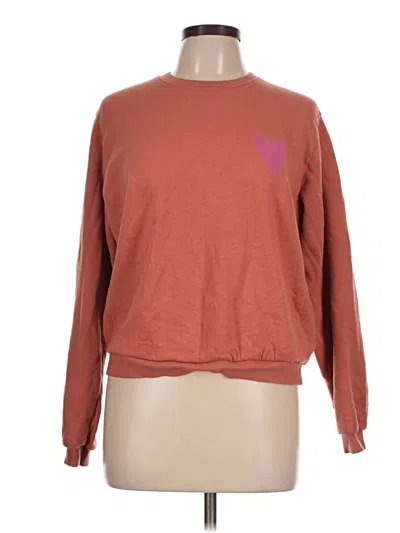 Pre-owned Marine Layer Sweatshirt In Brown