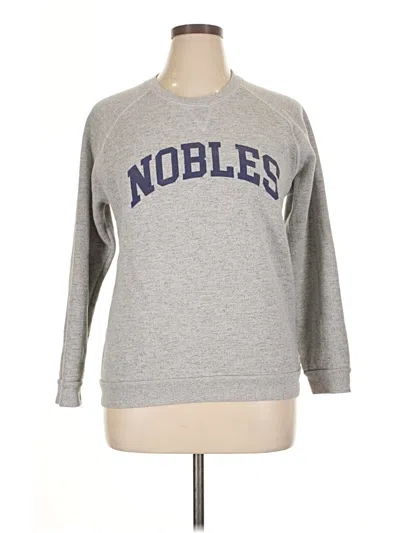 Pre-owned Marine Layer Sweatshirt In Gray